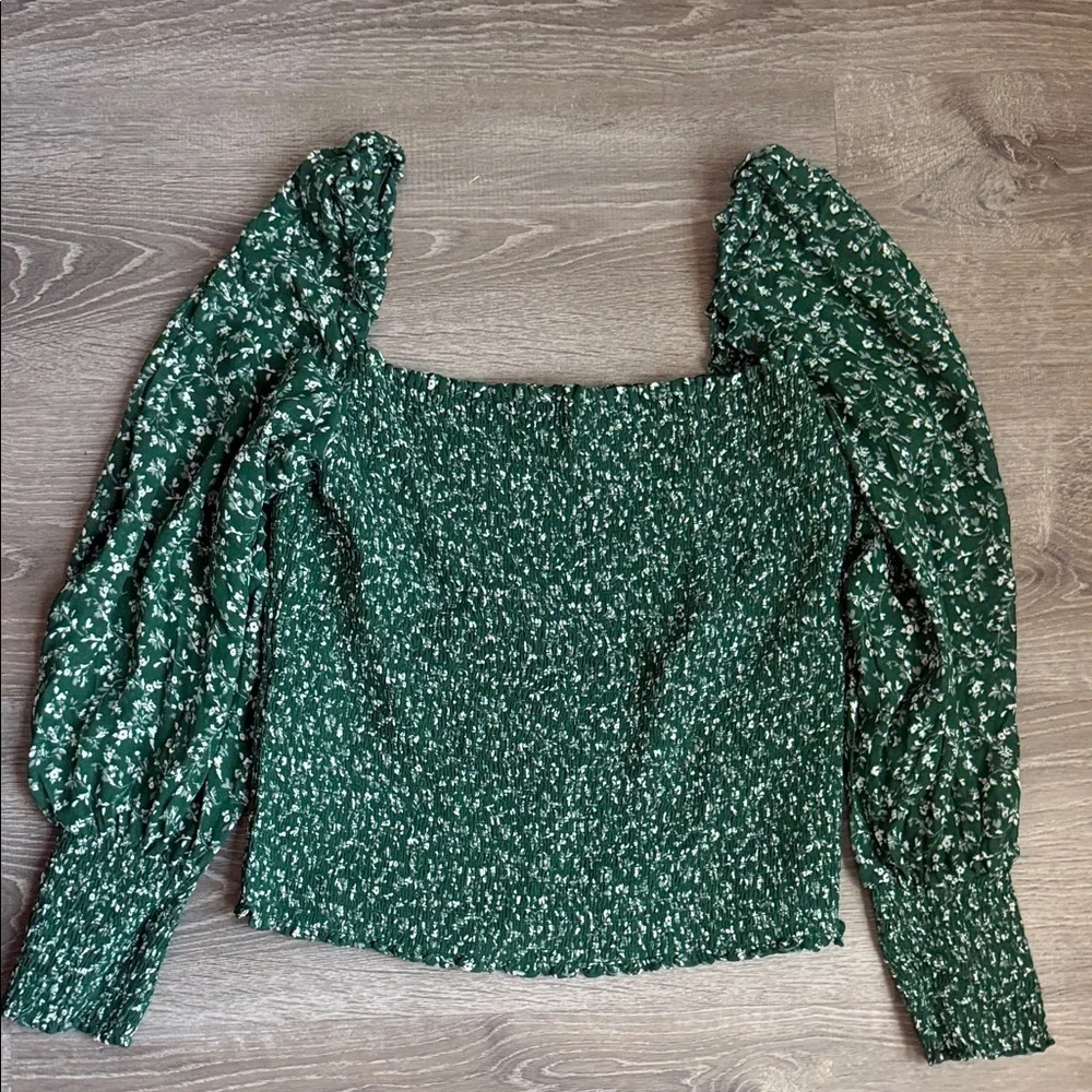 REFORMATION  Pinto Smocked Top 2X
